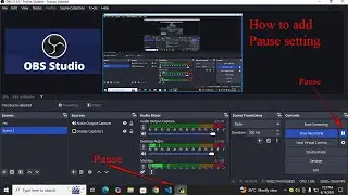 How to Add Paused button on OBS | How to create Paused button Shortcut Key on OBS.