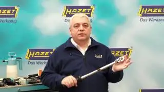 HAZET Torque Wrench 6122-1CT ∙ Nm min.-max.: 40–200 ∙ Accuracy: 2%