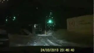 ночное нападение, желтый камаро