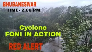 Fani cyclone in Bhubaneswar