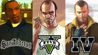 Как менялись личности героев в GTA?!