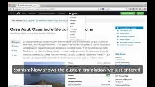 Add custom translation for title and description