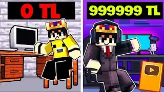 VİDEO ÇEKEREK MİLYONER OLDUM! | Minecraft