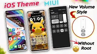 iPhone Theme🌟For Xiaomi, Redmi & Poco Devices - Miui to iOS🔥| Compatible with Miui 12,13 & 14💫