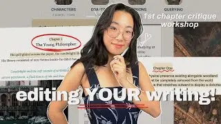 ✍️ editing my subscribers’ first chapters