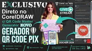 🔔Gerador #QRCode #PIX Direto no #CorelDRAW AddOn Exclusivo do @CorelnaVeia