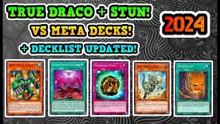 TRUE DRACO + STUN 2024 + Decklist Updated / COMBOS / Golgonda + Lose 1 Turn + Powersink Stone