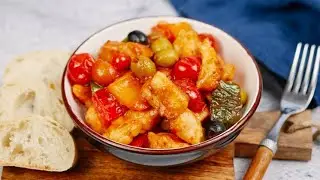 Chicken and bell pepper: a simple and nutritious second course!