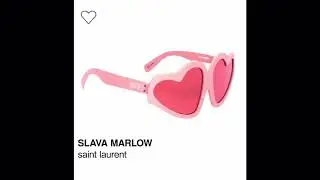 SLAVA MARLOW - SAINT LAURENT (СЛИВ)