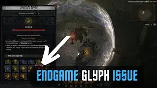 Diablo 4 End Game Glyph Issue