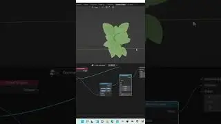 Shorts rotate instances in geometry nodes|blender tutorial 