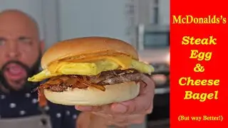 Best Breakfast Sandwich Recipe | Steak Egg and Cheese Bagel