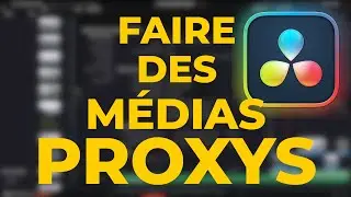 COMMENT faire des MEDIAS PROXYS sur DAVINCI RESOLVE ?