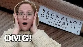 AMAZING High End Thrift Haul | I Found Brunello Cucinelli?!