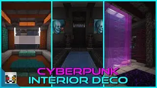 10+ Cyberpunk Interior Build Ideas - Minecraft 1.17+