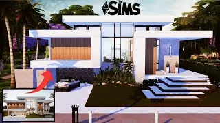 JOGO BASE - CASA MODERNA DO PINTEREST - The Sims 4 - Speed Build - NO CC
