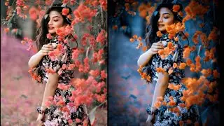 Lightroom realistic dark effect photo editing tutorial | lightroom background colour change preset