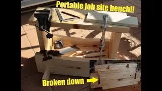 How to build a portable job site/child's workbench!