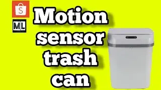 Unboxing: Bossytoo automatic trash can || shopee haul