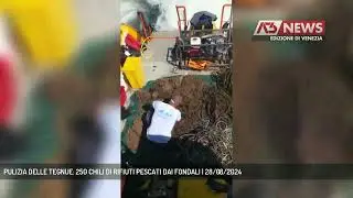 PULIZIA DELLE TEGNUE: 250 CHILI DI RIFIUTI PESCATI DAI FONDALI | 28/08/2024