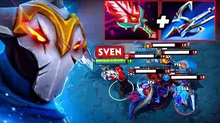 Bloodthorn + Harpoon Sven One Shot 43Kills Divine Rapiers Delete Everybody Epic Comeback🔥