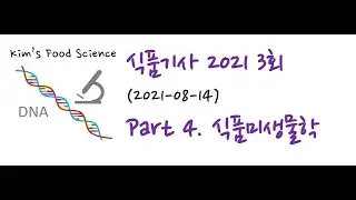 식품기사 2021년 3회 (20210814) 기출문제 해설. Part 4 식품미생물학