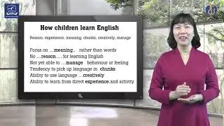 M4 Lecture 1  Learning characteristics of young learners
