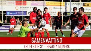 Samenvatting Excelsior'31 - Sparta Nijkerk