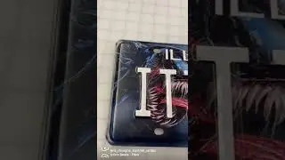 Custom license plate wrapped!