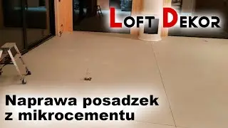 Naprawa posadzek z microcementu