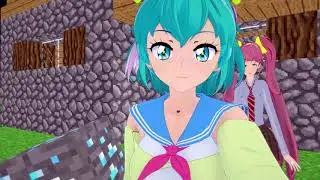 Star☆Twinkle Precure - Hikaru and Lala visit MINECRAFT!