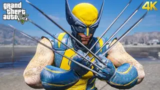 GTA 5 - New! Ultimate Wolverine Mod With Blood and Gore