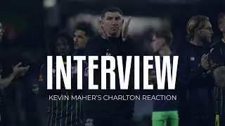 Interview: Kevin Maher's post-match reaction after late Emirates FA Cup defeat to Charlton
