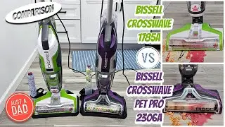 BISSELL Crosswave 1785A vs BISSELL Crosswave Pet Pro 2306A Wet Dry Vacuum Cleaner COMPARISON