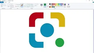 How to draw the Google Lens logo using MS Paint | How to draw on your computer