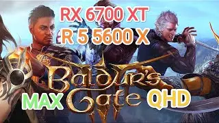 Baldur's Gate 3 v.4.1.1.36 QHD (Vulkan) - настройки графики для 60 ФПС на RX 6700 XT/R 5 5600 X