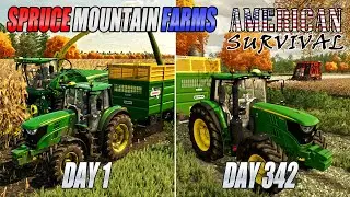 Starting A Cotton & Corn Farm on Spruce Mountain (Part 2) | Farming Simulator 22 Supercut