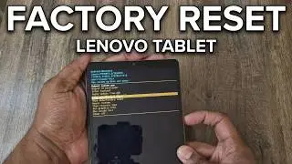 How to factory reset a Lenovo Tablet