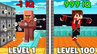 I TESTED The IQ of a VILLAGER in Minecraft !!!