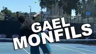 Gael Monfils - Serving (2019) [4K 30fps portrait]