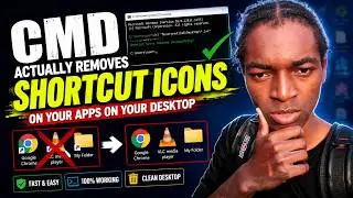 How to Remove Shortcut Arrows in seconds from Desktop Icons Using CMD | Windows 10/11CybraxDocs Team