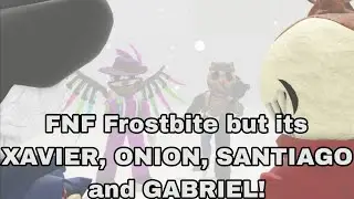 FNF Frostbite but its XAVIER, ONION, SANTIAGO and GABRIEL / Roblox Piggy Animation