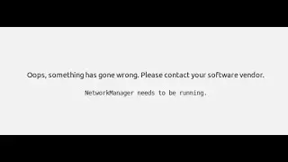 Network Manager Needs To be running ubuntu 20.04 100% Works