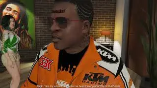 Franklin and Korean Girlfriend (Grand Theft Auto 5 Mod)