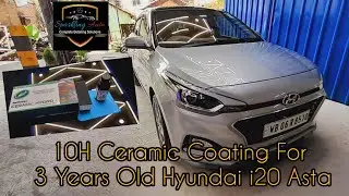 Hyundai i20 2019 Ceramic Coating  - Protected With 10H TURTLE Wax | Sparkling Auto Studio Kolkata