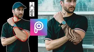 Tattoo Editing Picsart How to make Realistic Tattoo in Picsart tutorial 