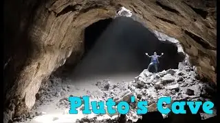 Hiking into a Massive Lava Tube at Pluto's Cave Near Mount Shasta