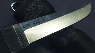 Andrey Minakov's knife. CPM S125V steel. Complex sharpening. Sharpened on Profile K03.