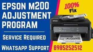 Epson M200 Resetter | Fix Service Required and All Lights Blinking Problem