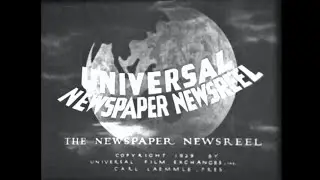 Universal Newsreel #87 (1929) silent excerpts